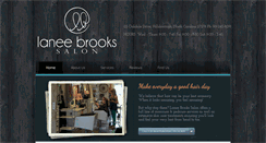 Desktop Screenshot of laneebrookssalon.com