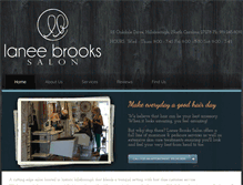 Tablet Screenshot of laneebrookssalon.com